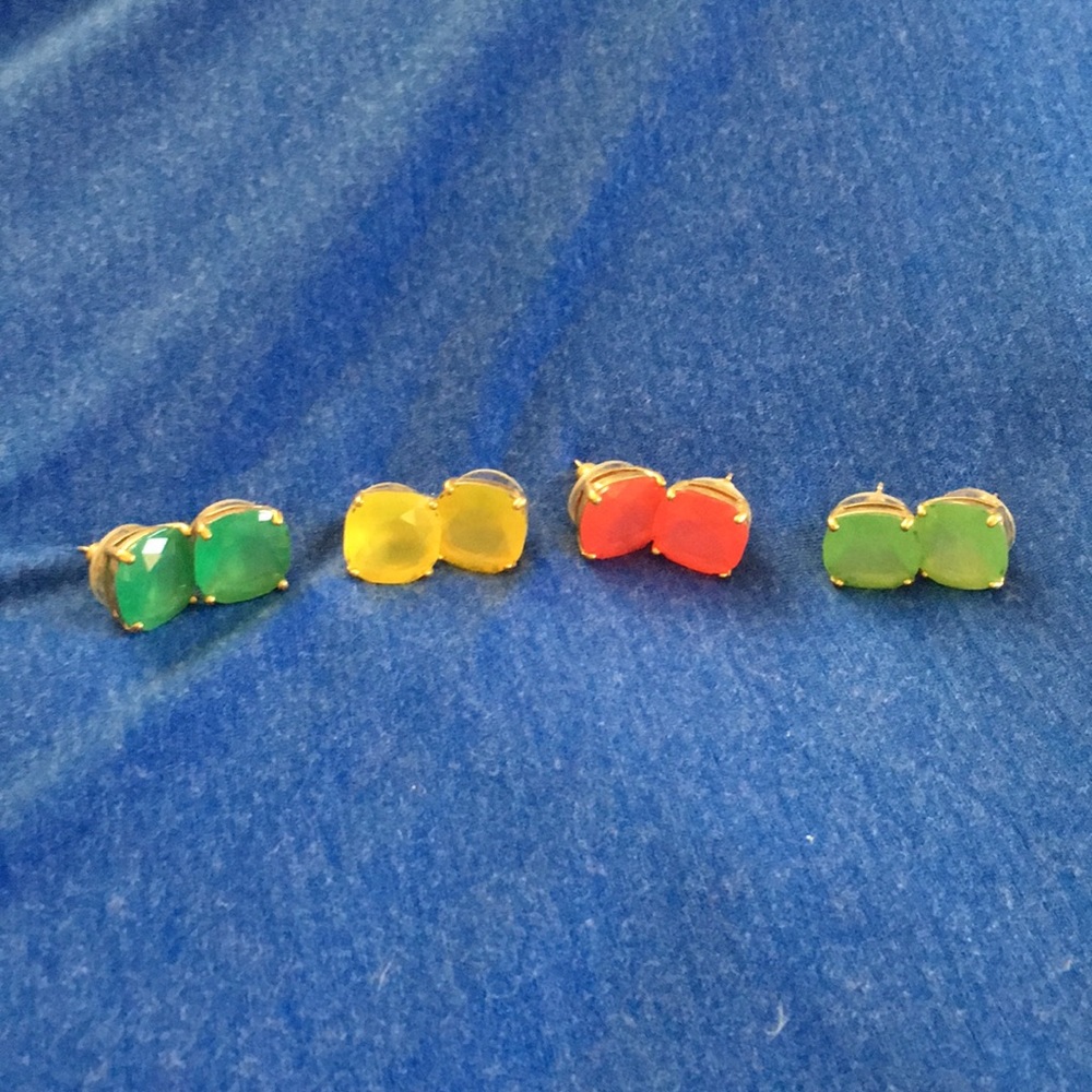 Kate Spade Studs! Four Pairs!